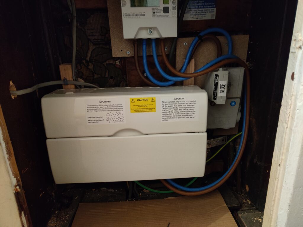 Consumer unit upgrades